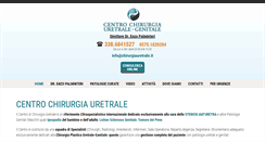 Desktop Screenshot of chirurgiauretrale.it